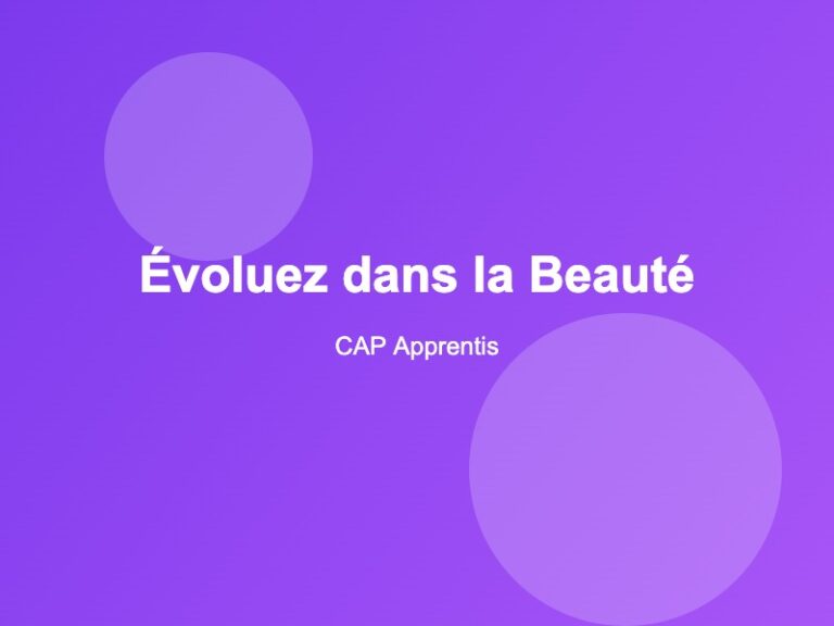 Après le CAP Esthétique : Quelles Formations Pour Aller Plus Loin ?
